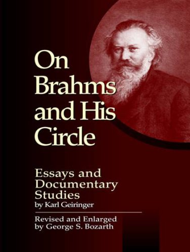 Beispielbild fr Oh Brahms and His Circle: Essays and Documentary Studies zum Verkauf von Recycle Bookstore