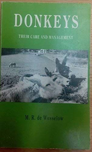 Beispielbild fr Donkeys: Their Care and Management zum Verkauf von Ammareal