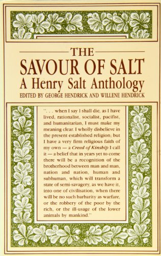 Stock image for The Savour of Salt: A Henry Salt Anthology for sale by WorldofBooks