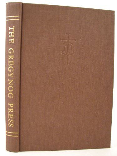 9780900002632: History of the Gregynog Press