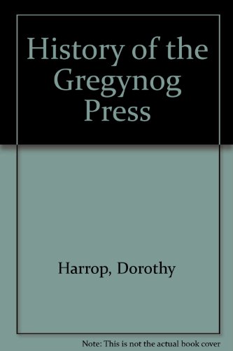 9780900002731: History of the Gregynog Press