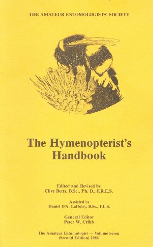 Stock image for Hymenopterists Handbook, The (The Amateur entomologist) for sale by Reuseabook
