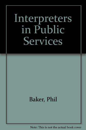 Imagen de archivo de Interpreters in Public Services a la venta por AwesomeBooks