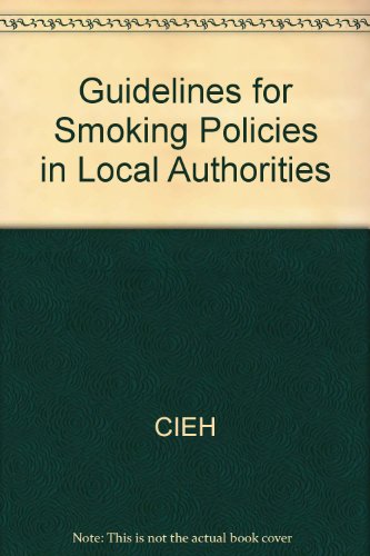 9780900103421: Guidelines for Smoking Policies in Local Authorities