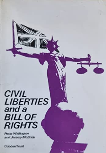 Imagen de archivo de Civil Liberties and a Bill of Rights a la venta por Cambridge Rare Books