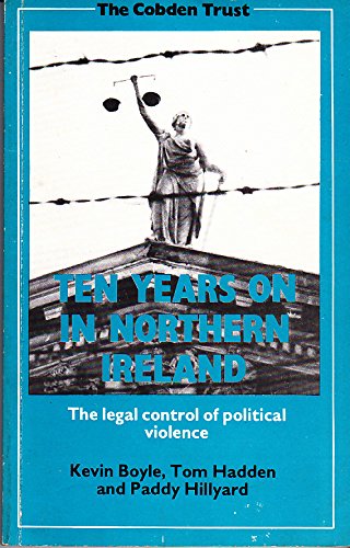 Beispielbild fr Ten Years on in Northern Ireland: Legal Control of Political Violence zum Verkauf von Kennys Bookshop and Art Galleries Ltd.