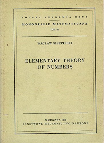 9780900318030: Elementary Theory of Numbers