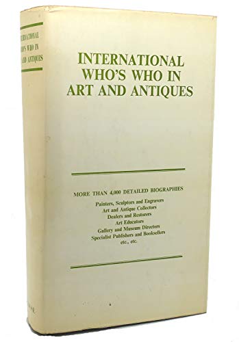 9780900332210: International who's who in art and antiques