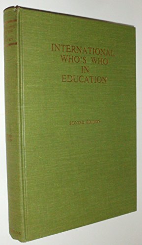 Beispielbild fr International Who's Who in Education zum Verkauf von Ammareal