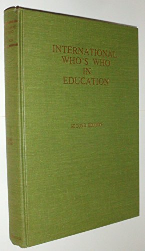 Beispielbild fr International Who's Who in Education zum Verkauf von Best Books And Antiques