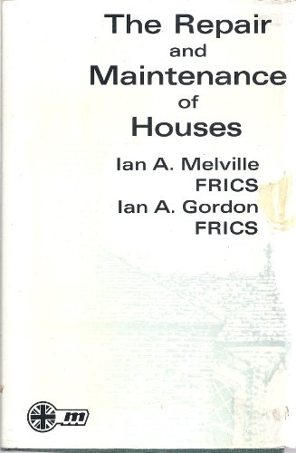 Stock image for The Repair and Maintenance of Houses for sale by Greener Books