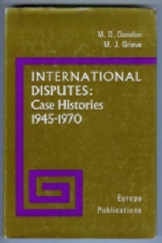 Stock image for International disputes: case histories 1945-1970 for sale by Phatpocket Limited