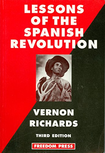 Stock image for Lessons Of The Spanish Revolution for sale by HPB-Red