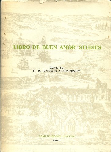 'Libro De Buen Amor' Studies