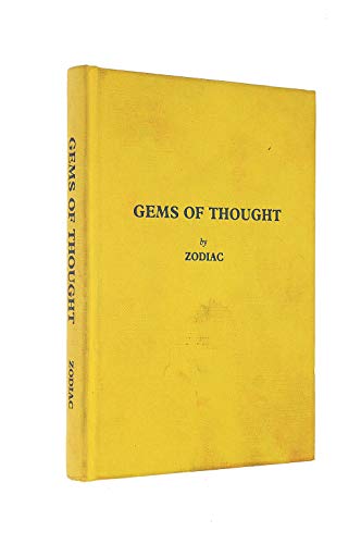 Gems of Thought (9780900413124) by "Zodiac"