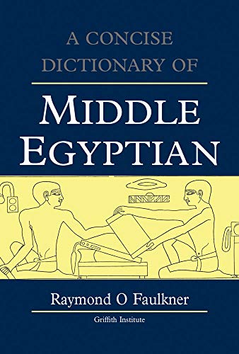 9780900416323: Concise Dictionary of Middle Egyptian
