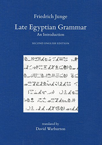 9780900416859: Late Egyptian Grammar. An Introduction: Second English Edition. Translated by David Warburton: Volume 0 (Griffith Institute Publications)