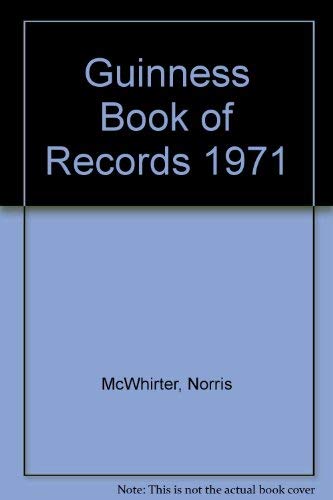 9780900424052: Guinness Book of Records 1971