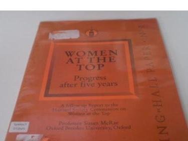 Women at the Top: Progress After Five Years (9780900432262) by Susan McRae