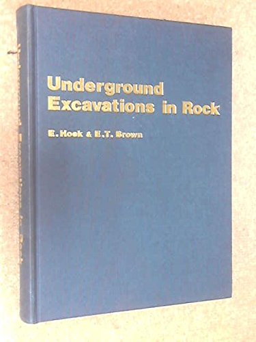 9780900488542: Underground Excavations in Rock