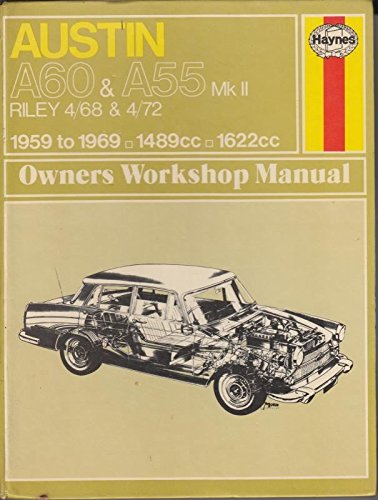 Stock image for Austin A55 Mk.II and A60, Riley 4/68 and 4/72 Owner's Workshop Manual for sale by WorldofBooks