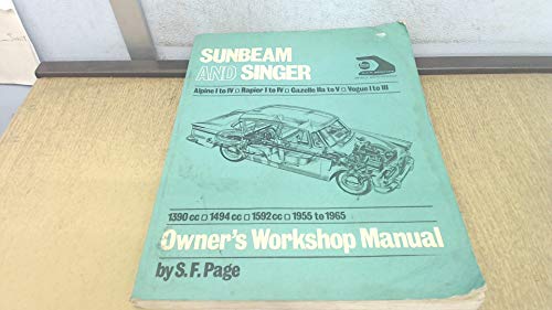 Imagen de archivo de Sunbeam Alpine One to Four, etc., Owner''s Workshop Manual a la venta por BookResQ.