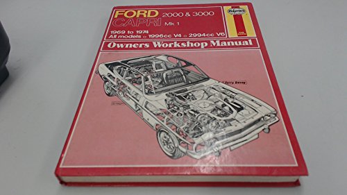 Imagen de archivo de Ford Capri 2000 and 3000 Owner's Workshop Manual a la venta por Buckle's Books