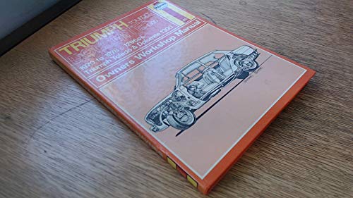 Triumph Toledo owner's workshop manual (9780900550867) by John Harold Haynes