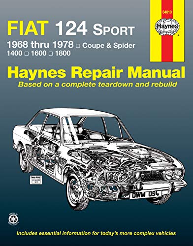 9780900550942: Fiat 124 Sport Coupe & Spider (68-78) Haynes Repair Manual (Haynes Repair Manuals)