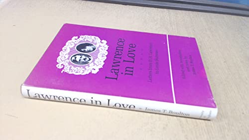 9780900572005: Lawrence in love: Letters to Louie Burrows