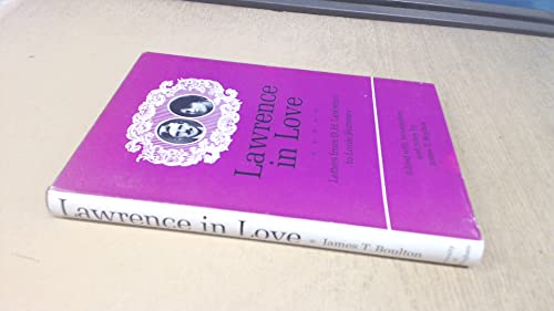 Stock image for Lawrence in love: Letters to Louie Burrows for sale by WorldofBooks