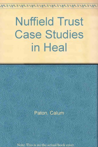 Beispielbild fr Case Studies in Health Policy and Management zum Verkauf von Hay-on-Wye Booksellers