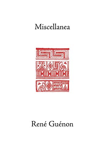 Miscellanea - Guenon, Rene