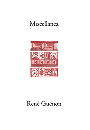 9780900588563: Miscellanea (Collected Works of Rene Guenon)