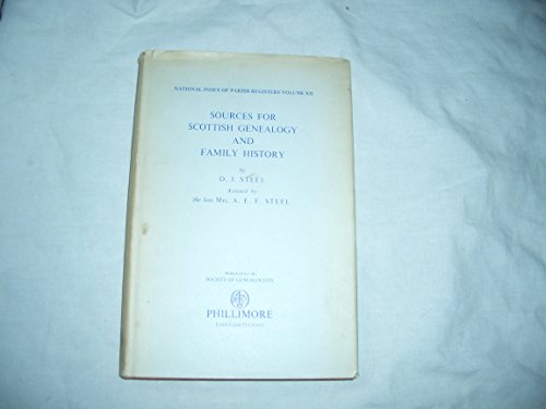 9780900592522: Sources for Scottish Genealogy and Family History (v. 12)