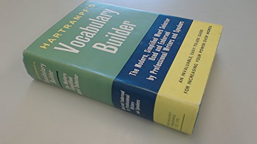 Imagen de archivo de HARTRAMPF'S VOCABULARY BUILDER: Synonyms, Antonyms, Relatives. a la venta por Books On The Green