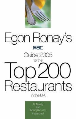 9780900624278: Egon Ronay's Rac Guide : To the Top 200 Restaurants in the Uk