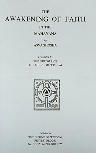 9780900664007: The Awakening of Faith in the Mahayana