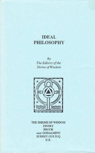 Beispielbild fr Ideal Philosophy zum Verkauf von WorldofBooks