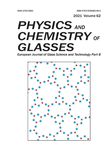 Stock image for Physics and Chemistry of Glasses: European Journal of Glass Science and Technology Part B, 2021, Volume 62: European Journal of Glass Science and Tech for sale by GreatBookPrices