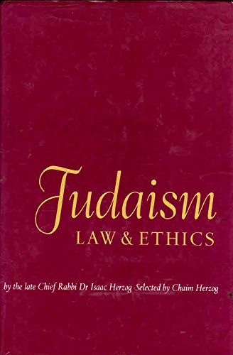 Stock image for Judaism: Law and Ethics for sale by Best and Fastest Books