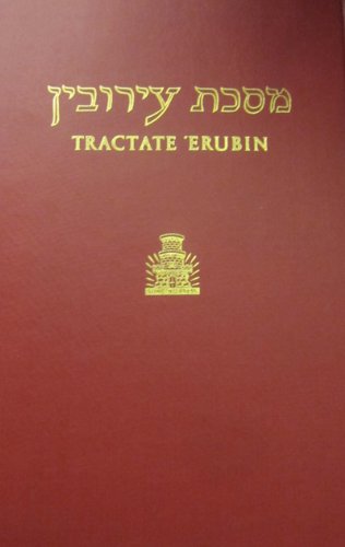 Imagen de archivo de Talmud: Babylonian Talmud: Tractate Erubin (Hebrew and English Edition) a la venta por Magus Books Seattle