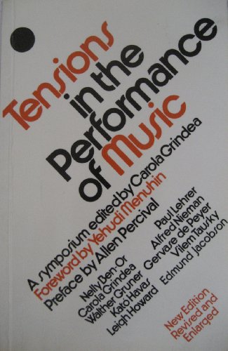 9780900707988: Tensions in the Performance of Music: A Symposium