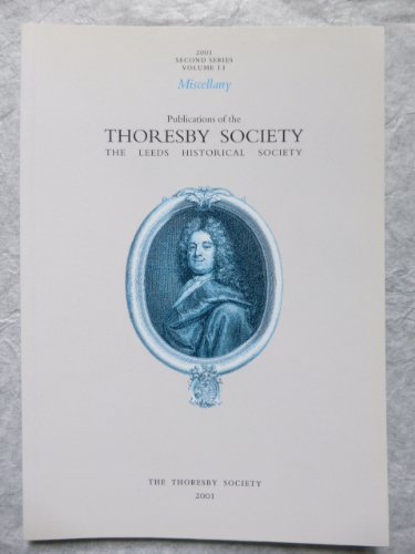 9780900741593: Miscellany (Publications of the Thoresby Society, Second Series)