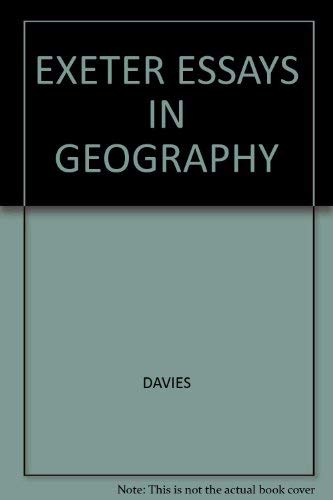 9780900771248: Exeter Essays in Geography