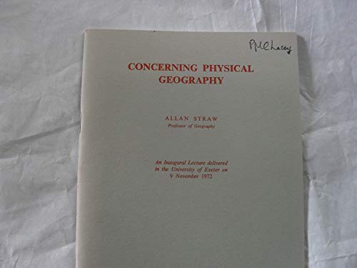 9780900771729: Concerning Physical Geography