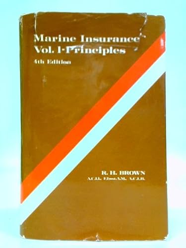 9780900886386: Marine Insurance: Principles v. 1