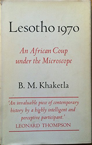 9780900966682: Lesotho, 1970: African Coup Under the Microscope