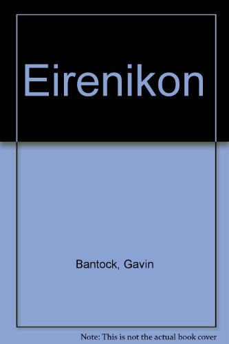 Stock image for Eirenikon for sale by The Poetry Bookshop : Hay-on-Wye