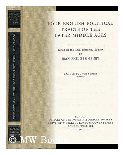 Beispielbild fr Four English Political Tracts of the Later Middle Ages zum Verkauf von Better World Books Ltd